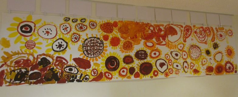 「ひまわり」(造形クラブ製作)