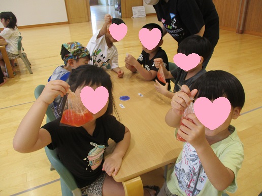 ジュースみたいになったよ！