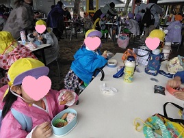 手作りお弁当♪　と～っても美味しかったよ(*^▽^*)